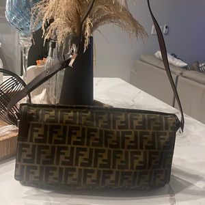 Authentic Fendi Shoulder Bag C/ Patta ZUCCA  Sup Original